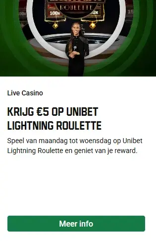 Unibet Reload Bonus met voorwaarden